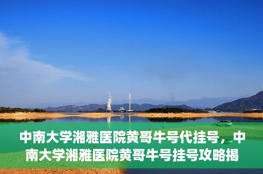 中南大学湘雅医院黄哥牛号代挂号，中南大学湘雅医院黄哥牛号挂号攻略揭秘