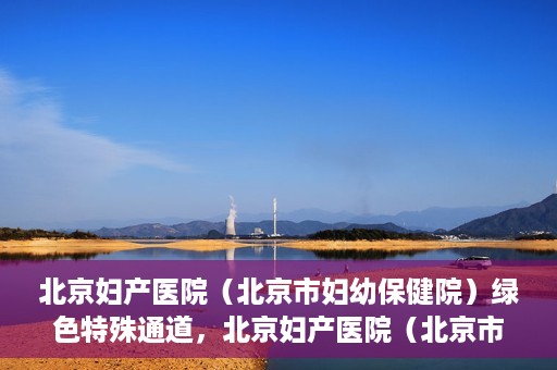 北京妇产医院（北京市妇幼保健院）绿色特殊通道，北京妇产医院（北京市妇幼保健院）绿色特殊通道，关爱母婴健康，畅通无阻的医疗服务体验