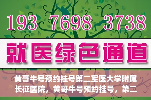 黄哥牛号预约挂号第二军医大学附属长征医院，黄哥牛号预约挂号，第二军医大学附属长征医院就医新体验