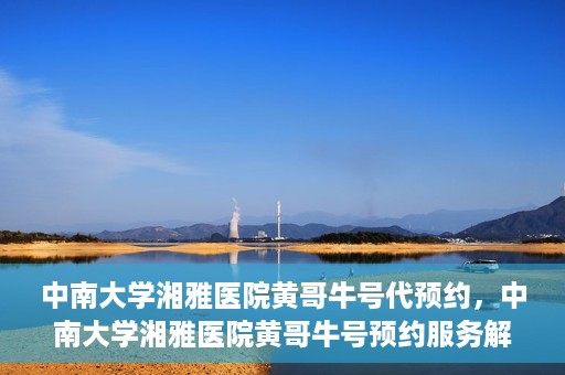 中南大学湘雅医院黄哥牛号代预约，中南大学湘雅医院黄哥牛号预约服务解析