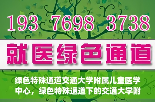绿色特殊通道交通大学附属儿童医学中心，绿色特殊通道下的交通大学附属儿童医学中心探索
