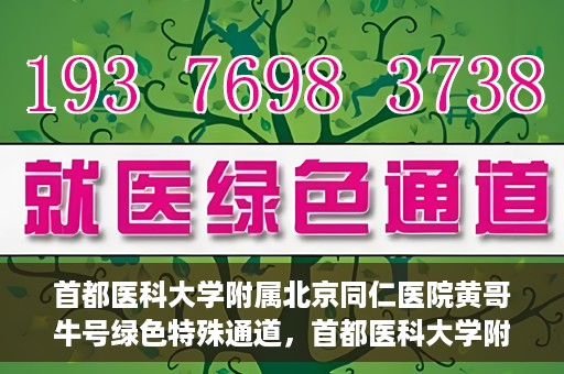 首都医科大学附属北京同仁医院黄哥牛号绿色特殊通道，首都医科大学附属北京同仁医院黄哥牛号，绿色特殊通道开启健康之门