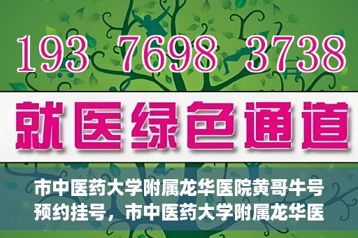 市中医药大学附属龙华医院黄哥牛号预约挂号，市中医药大学附属龙华医院黄哥牛号预约挂号攻略揭秘
