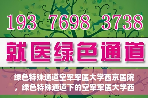 绿色特殊通道空军军医大学西京医院，绿色特殊通道下的空军军医大学西京医院探索与实践