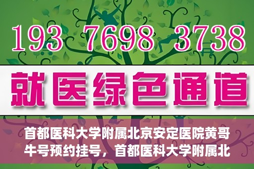 首都医科大学附属北京安定医院黄哥牛号预约挂号，首都医科大学附属北京安定医院黄哥牛号预约挂号指南