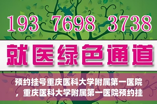 预约挂号重庆医科大学附属第一医院，重庆医科大学附属第一医院预约挂号服务启动