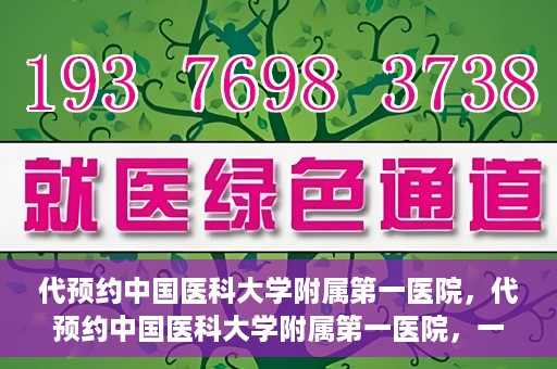 代预约中国医科大学附属第一医院，代预约中国医科大学附属第一医院，一站式医疗预约服务体验