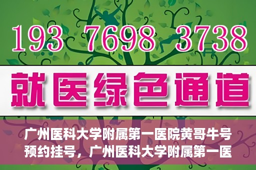 广州医科大学附属第一医院黄哥牛号预约挂号，广州医科大学附属第一医院黄哥名医牛号预约挂号攻略