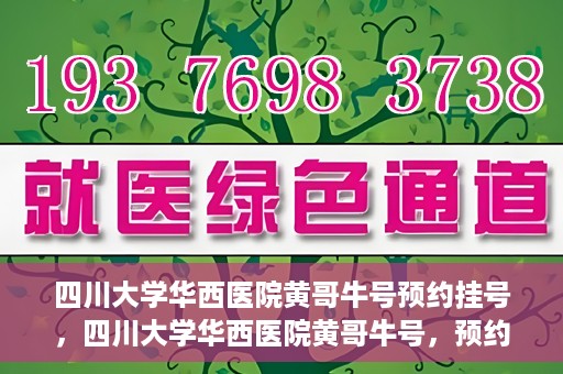 四川大学华西医院黄哥牛号预约挂号，四川大学华西医院黄哥牛号，预约挂号攻略与指南