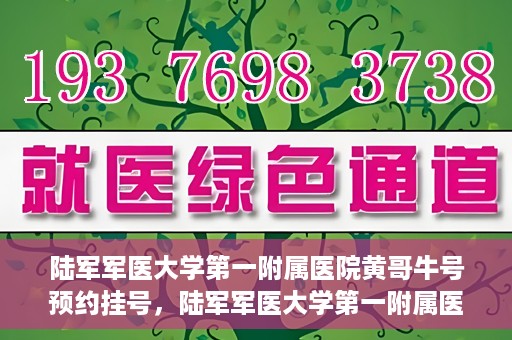 陆军军医大学第一附属医院黄哥牛号预约挂号，陆军军医大学第一附属医院黄哥牛号预约挂号指南，轻松挂号，健康无忧！