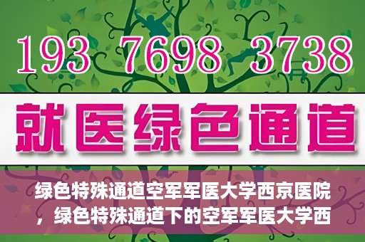 绿色特殊通道空军军医大学西京医院，绿色特殊通道下的空军军医大学西京医院探索