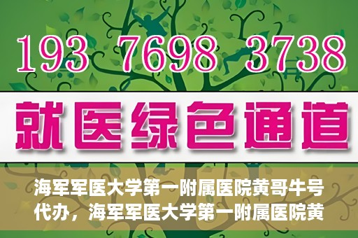 海军军医大学第一附属医院黄哥牛号代办，海军军医大学第一附属医院黄哥牛号代办，揭秘背后的故事