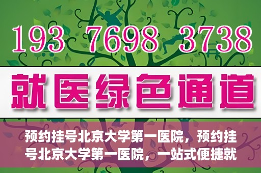 预约挂号北京大学第一医院，预约挂号北京大学第一医院，一站式便捷就医服务攻略