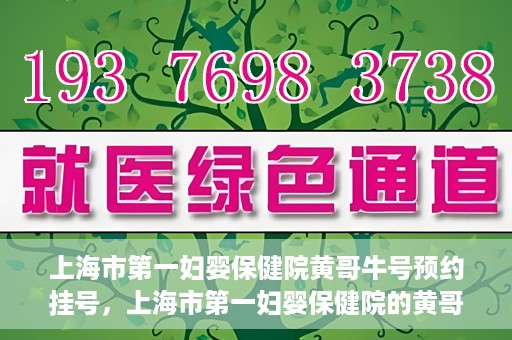 上海市第一妇婴保健院黄哥牛号预约挂号，上海市第一妇婴保健院的黄哥牛号预约挂号指南