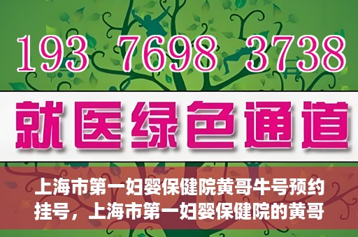 上海市第一妇婴保健院黄哥牛号预约挂号，上海市第一妇婴保健院的黄哥牛号预约挂号指南