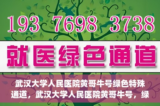武汉大学人民医院黄哥牛号绿色特殊通道，武汉大学人民医院黄哥牛号，绿色特殊通道开启